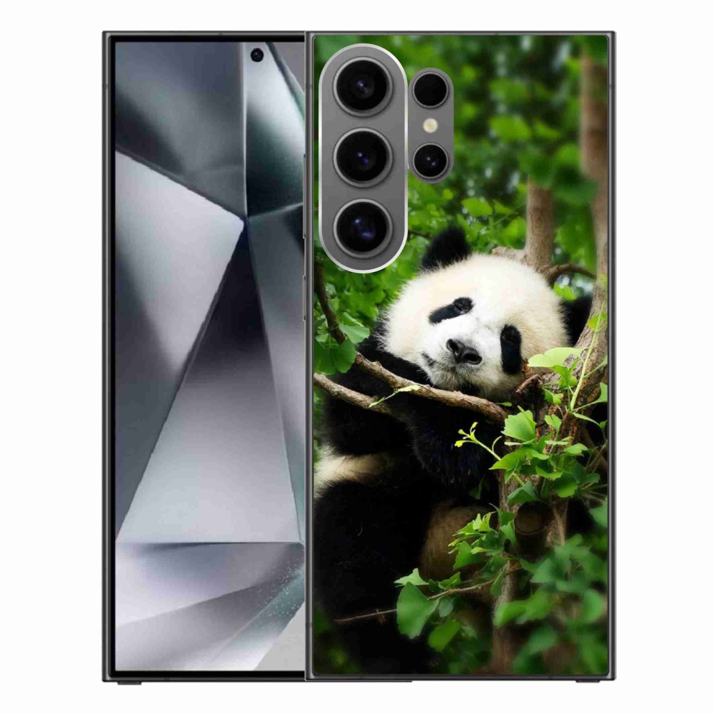 Gél védőhuzat mmCase Samsung Galaxy S24 Ultra készülékhez - panda