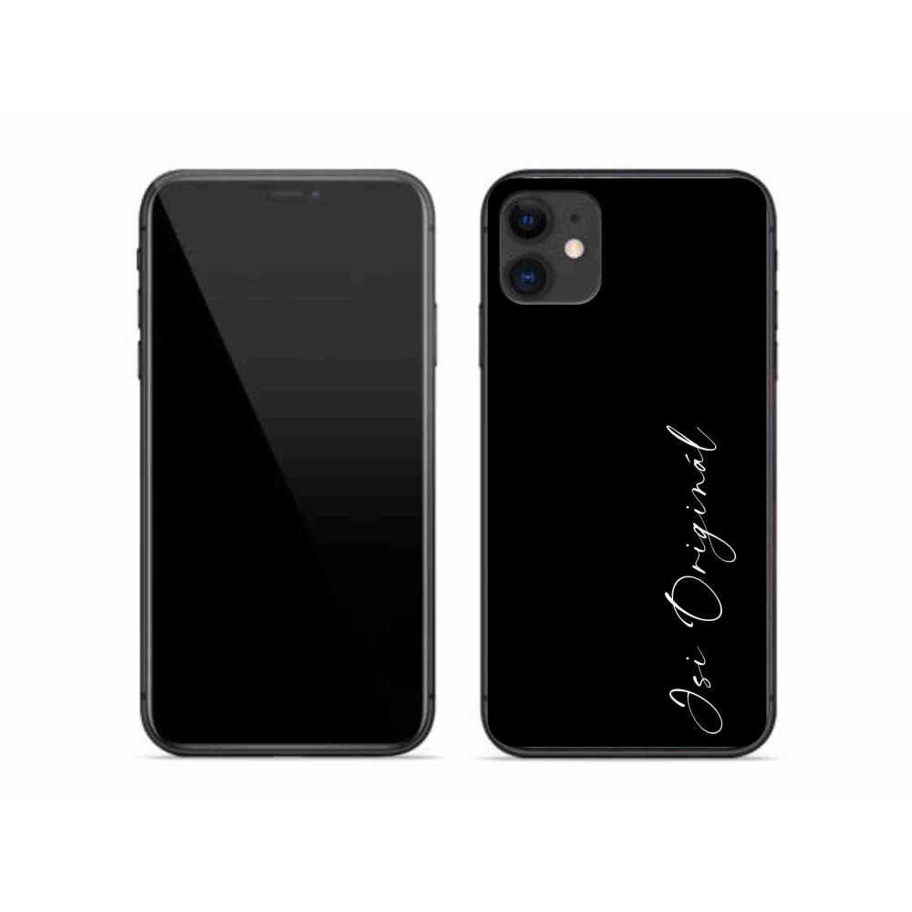 Gél borító mmCase iPhone 11 készülékhez - te vagy az eredeti fekete háttér