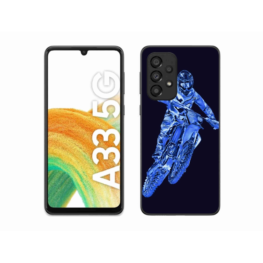 Zselés borítás mmCase Samsung Galaxy A33 5G - motocross 1