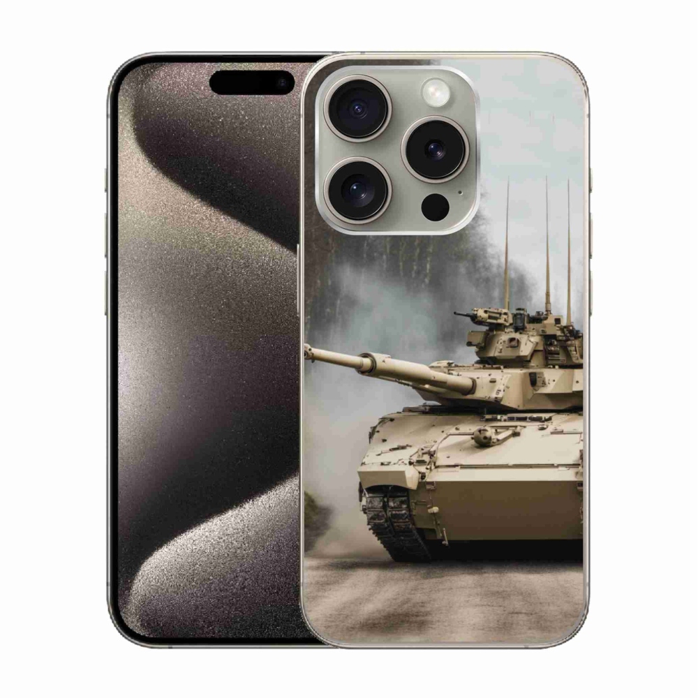 Gél védőburkolat mmCase iPhone 15 Pro készülékhez - Tank 1