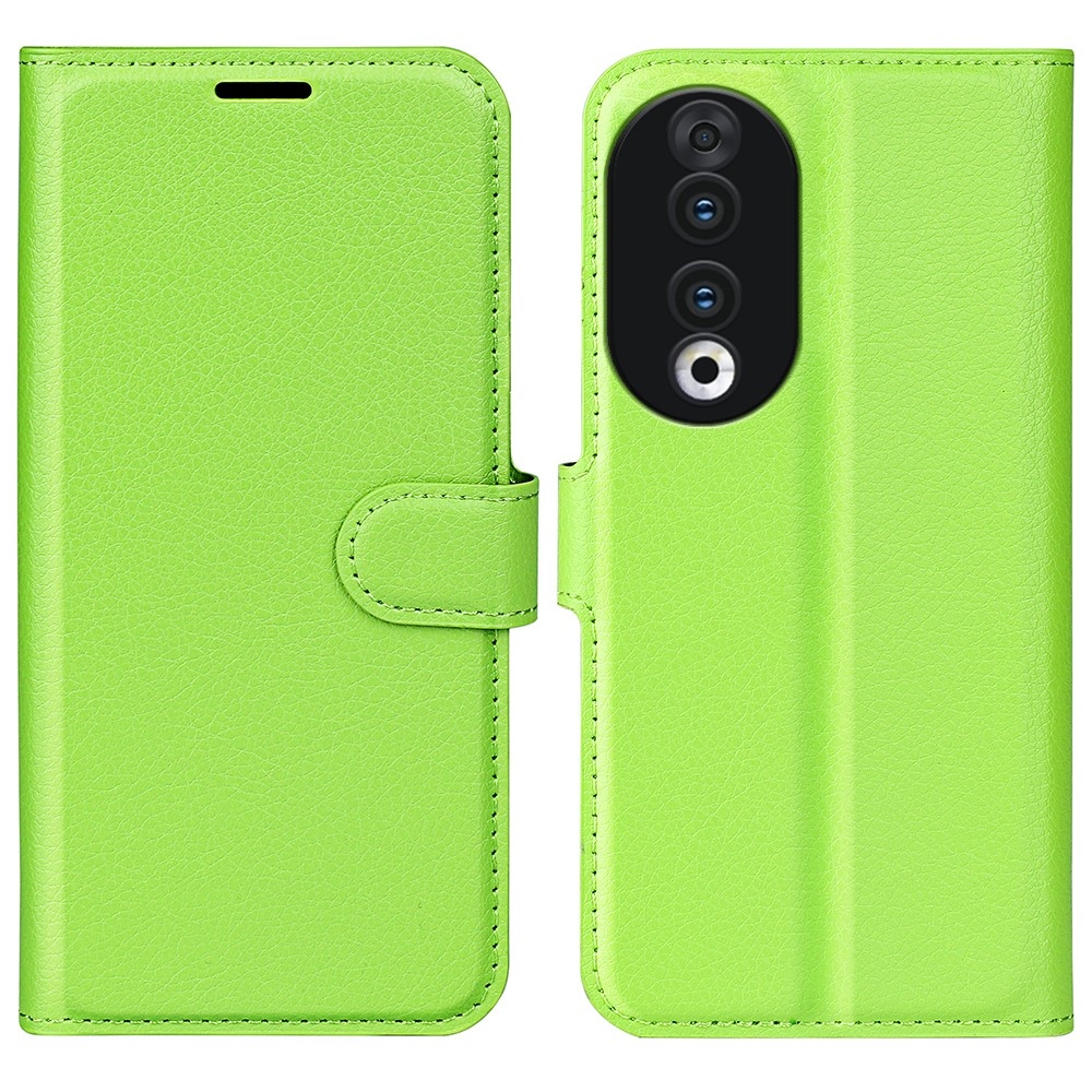 Litchi könyvtáska Honor 90-hez - zöld