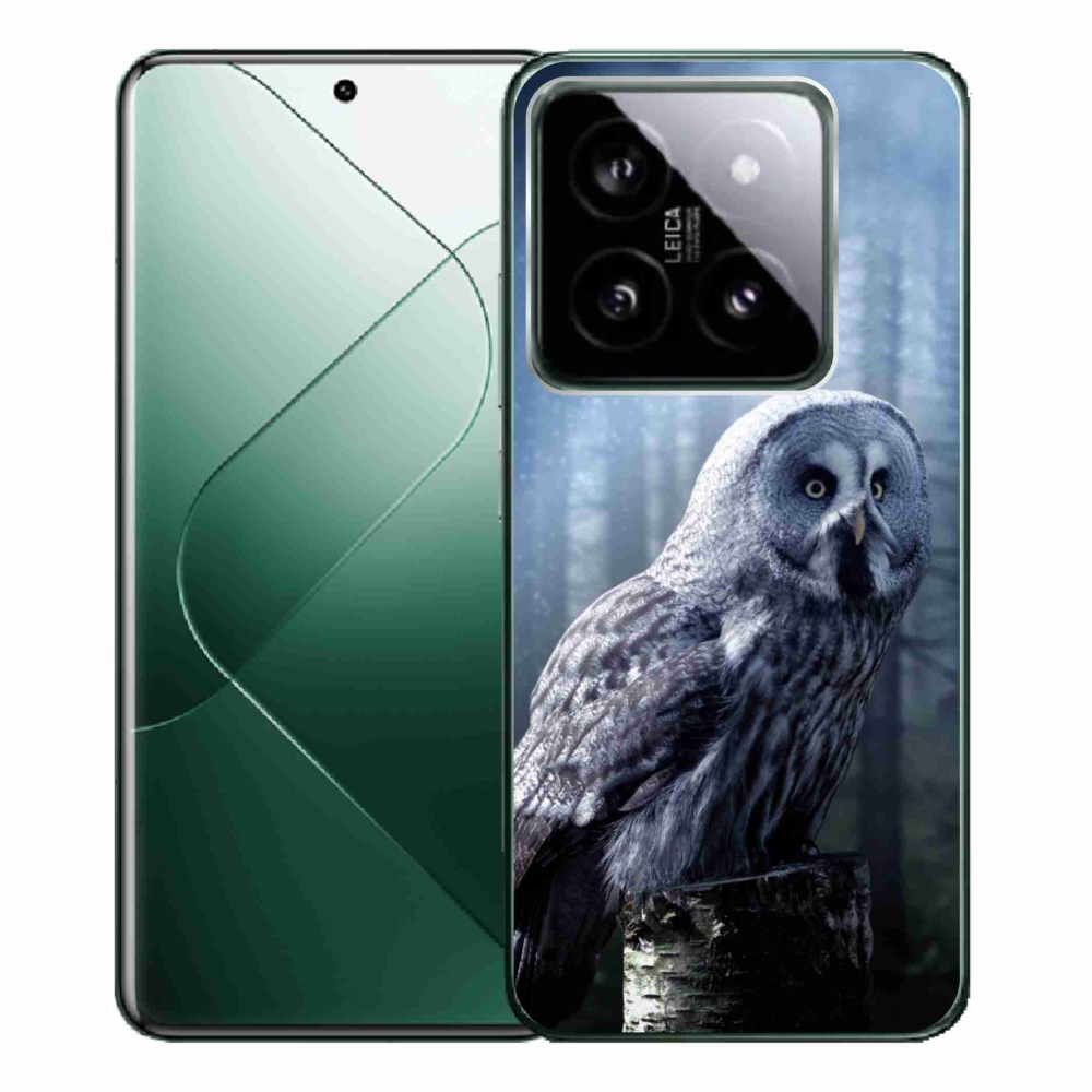 Gél borítás mmCase a Xiaomi 14 Pro-hoz - bagoly