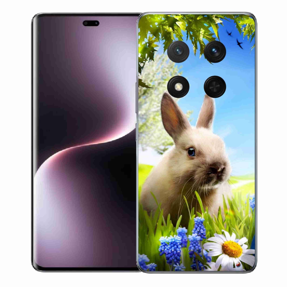 Zselés borítás mmCase a Honor Magic 7 Lite 5G számára - nyuszi