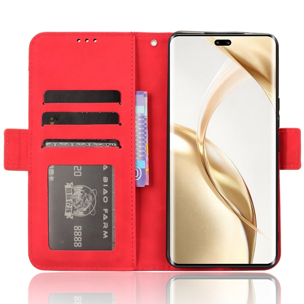 Több könyv tok a Honor 200 Pro 5G-hez - piros