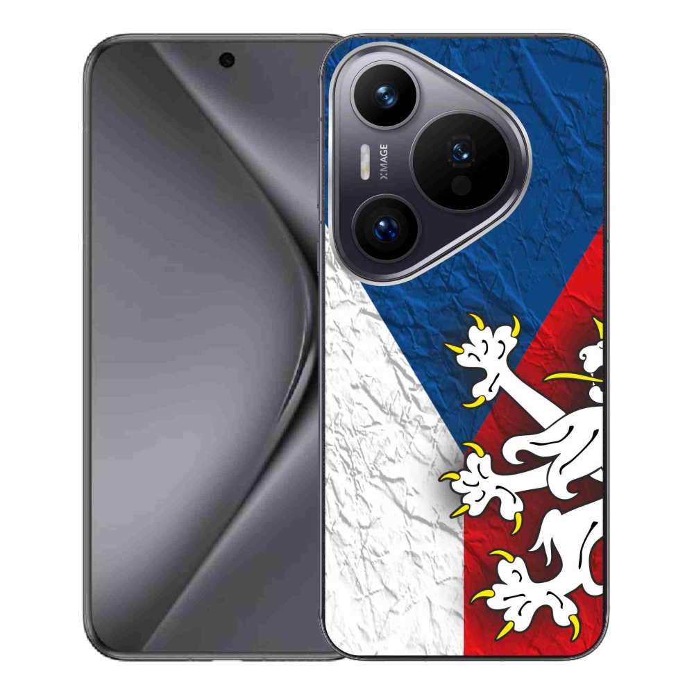 Zselés borítás mmCase a Huawei Pura 70 Pro számára - cseh zászló 1