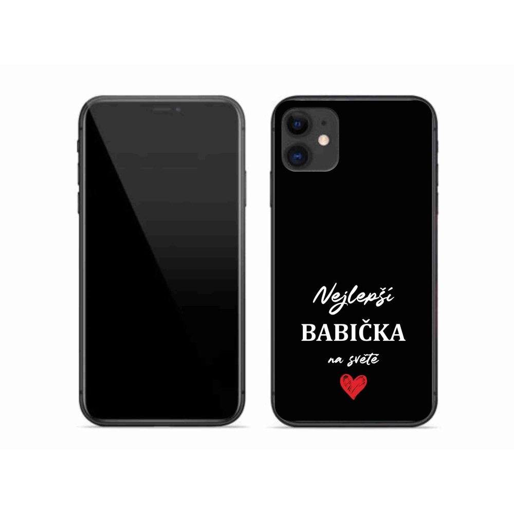 Gél borítás mmCase iPhone 11 készülékhez - Best Grandma 1 fekete háttér