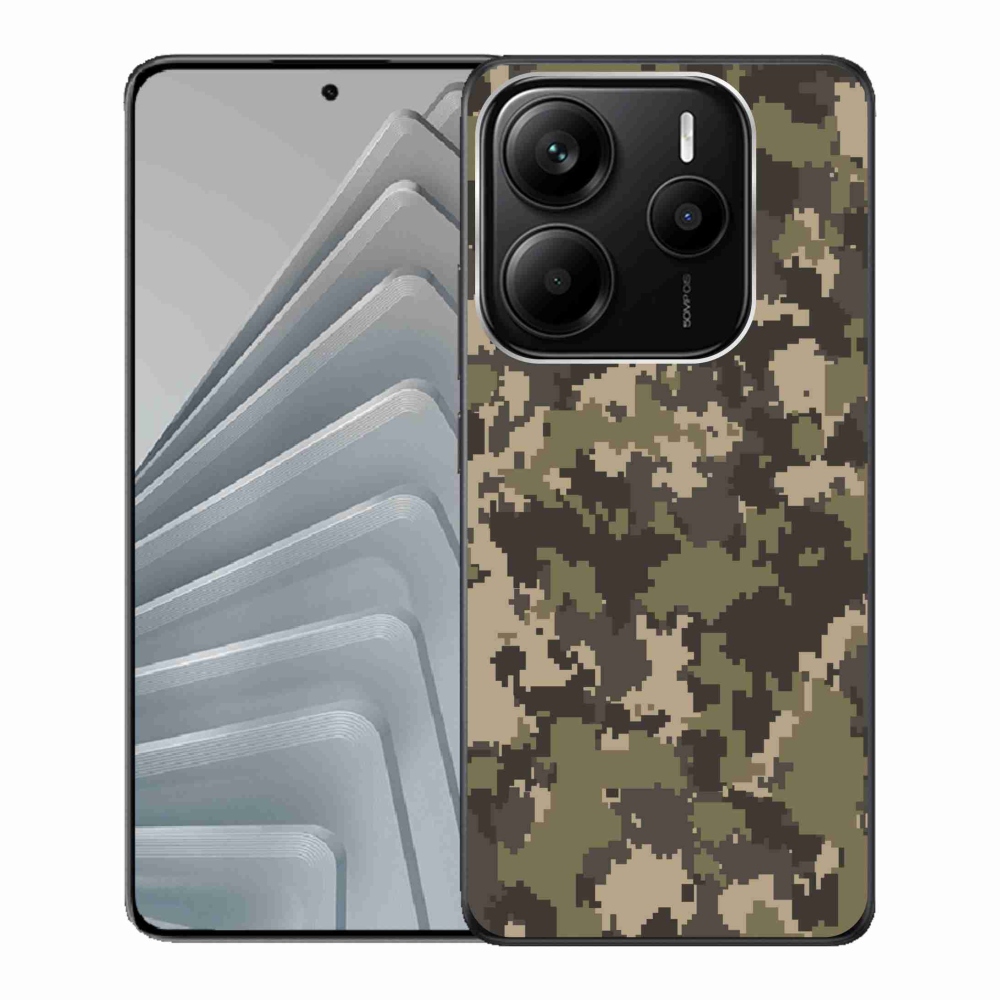 Gél borítás mmCase a Xiaomi Redmi Note 14 5G-hez - álcázó minta 12