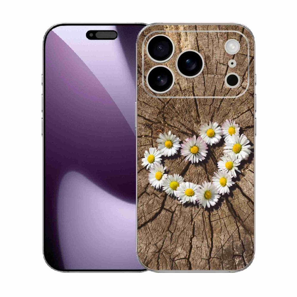 Gél borítás mmCase iPhone 17 Pro készülékhez - Százszorszép szív