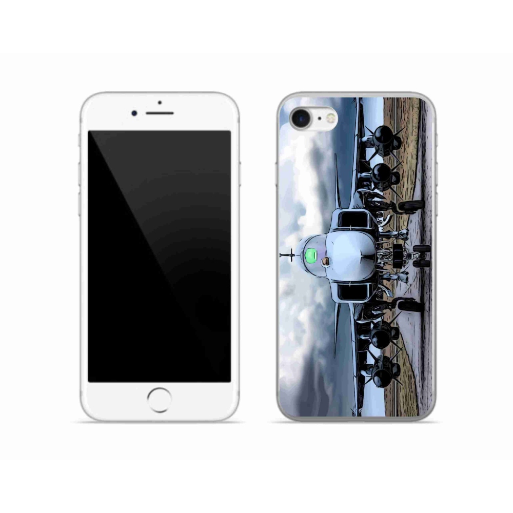 Zselés borítás mmCase iPhone SE (2020) - katonai repülőgépekhez