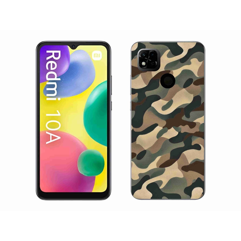 Gél borítás mmCase a Xiaomi Redmi 10A számára - terepszínű minta 11