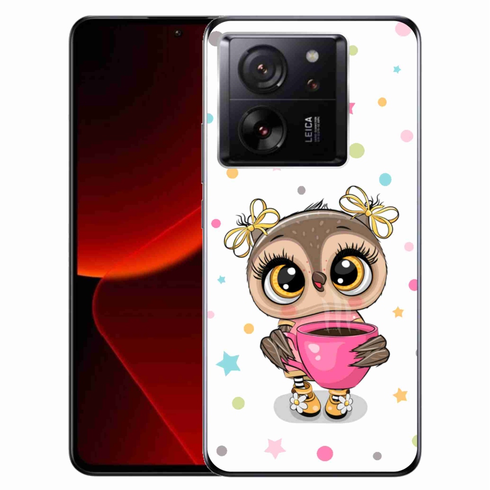 Gél borítás mmCase a Xiaomi 13T/13T Pro számára - rajzfilm bagoly