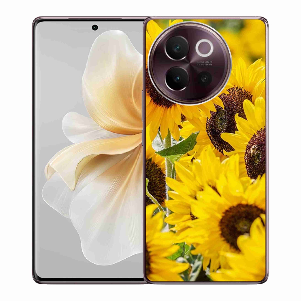Gél borítás mmCase a Vivo V40 Lite 5G készülékhez - Napraforgó