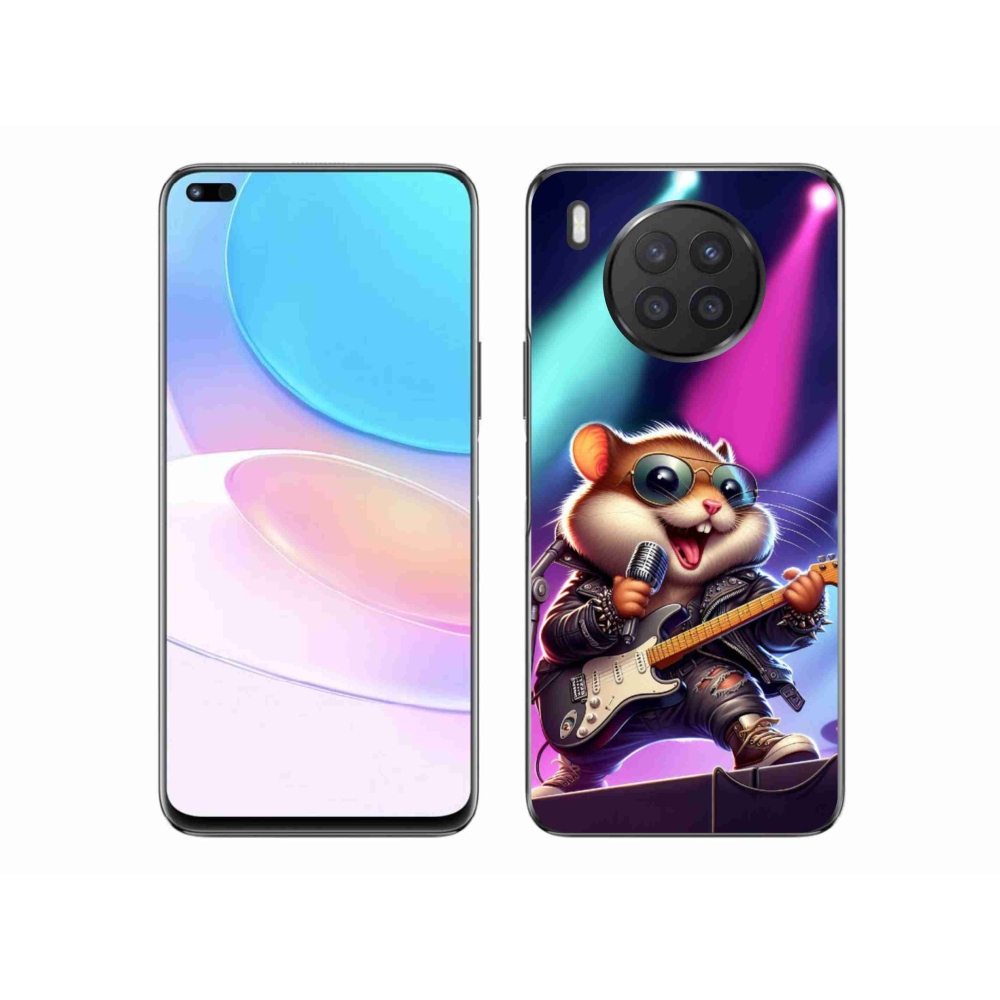 Gél borítás mmCase a Huawei Nova 8i készülékhez - hörcsög hintaló