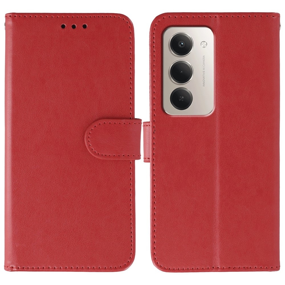 Vérrögök könyv tok a Xiaomi Redmi 15 5G-hez - piros