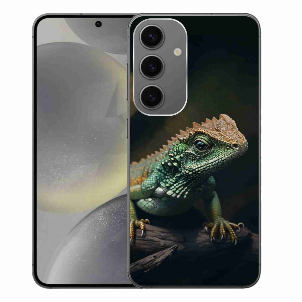 Zselés borítás mmCase Samsung Galaxy S24+ készülékhez - gyík