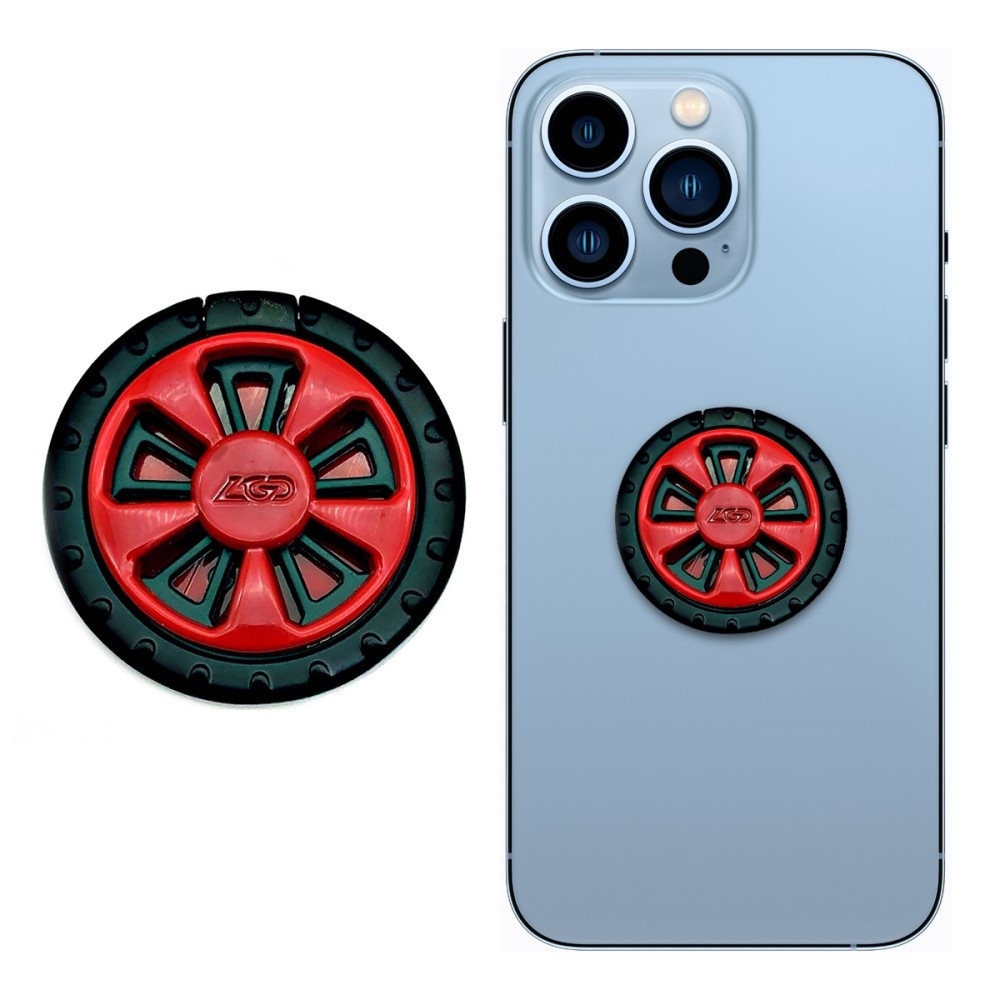 LGD ujjtartó mobiltelefonhoz - piros/fekete