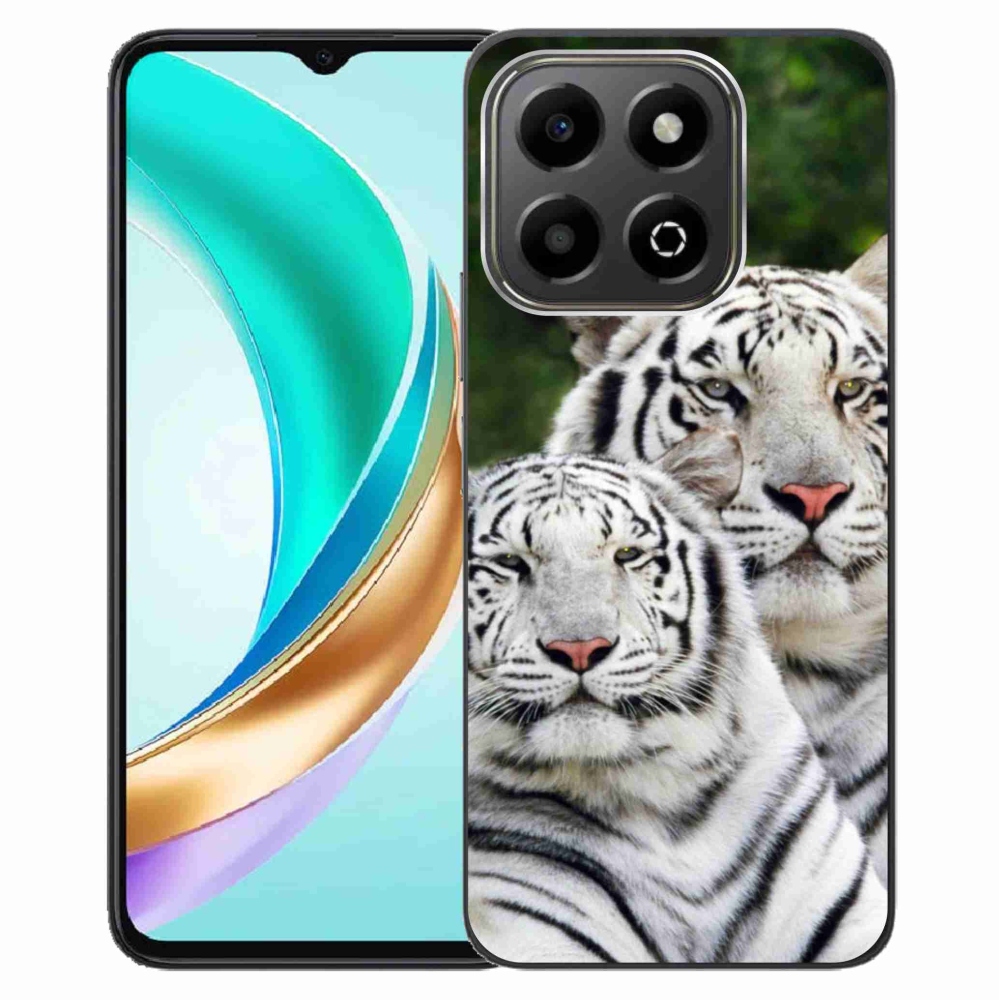 Zselés borítás mmCase a Honor X6b készülékhez - fehér tigrisek