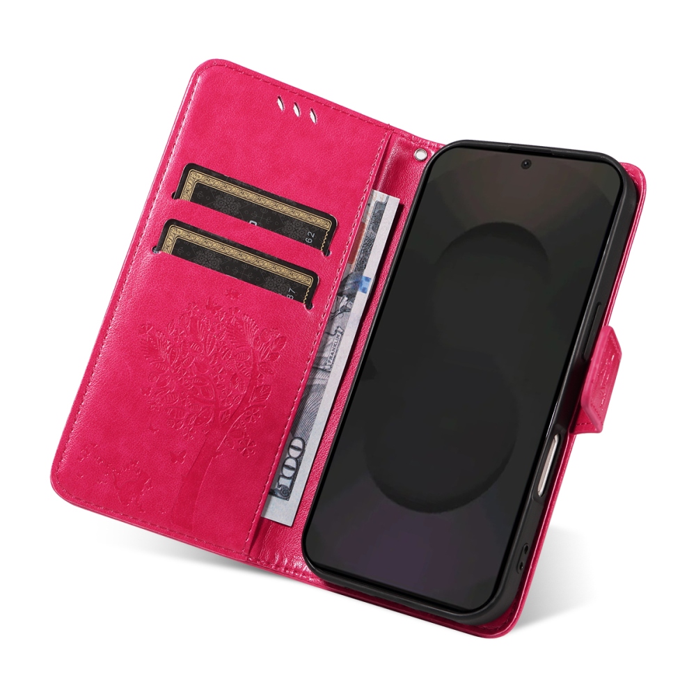 Fák könyve tok Samsung Galaxy S25 FE - rózsaszínű