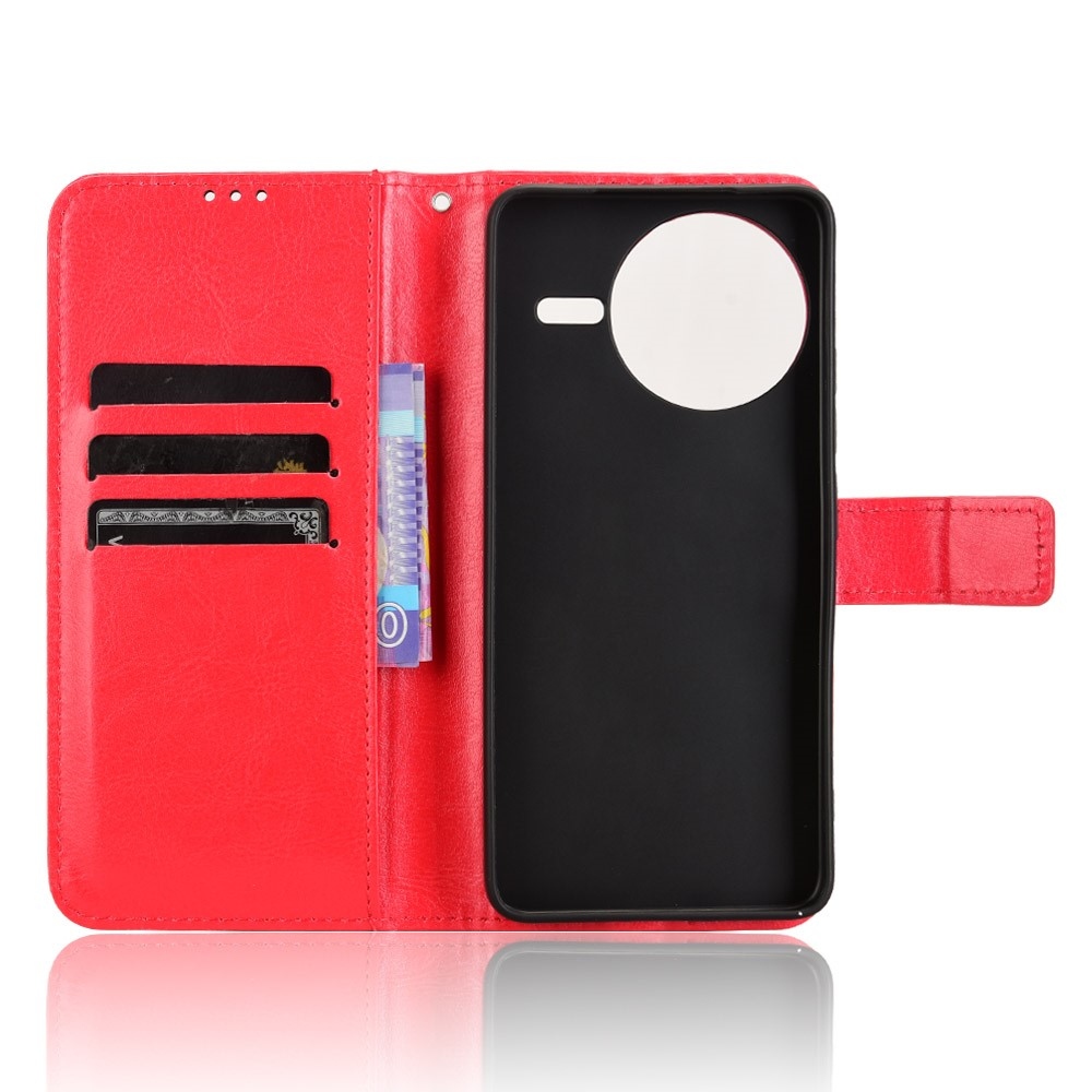 Őrült könyv tok Xiaomi Poco F7 Pro 5G/Poco F7 Ultra 5G - piros