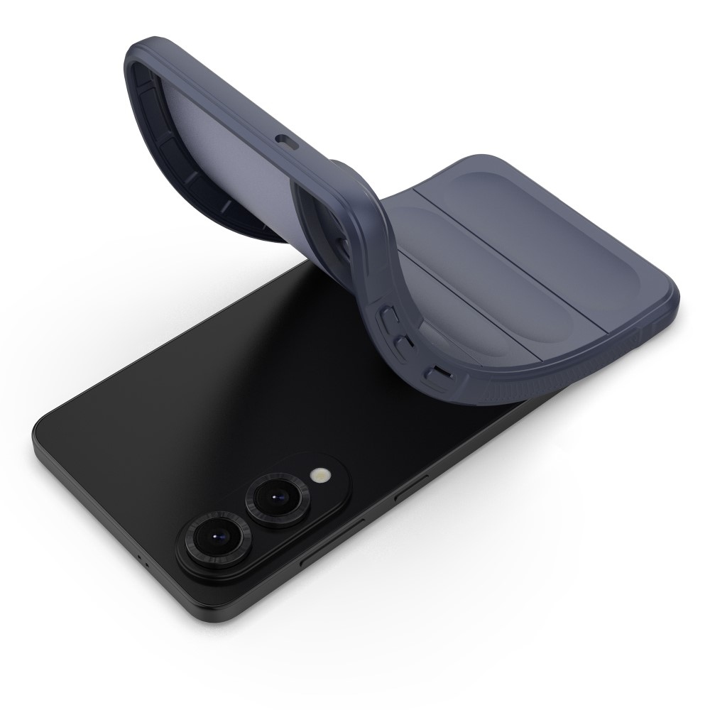 Rugg tartós zselés tok Samsung Galaxy S25 Edge készülékhez - sötétkék
