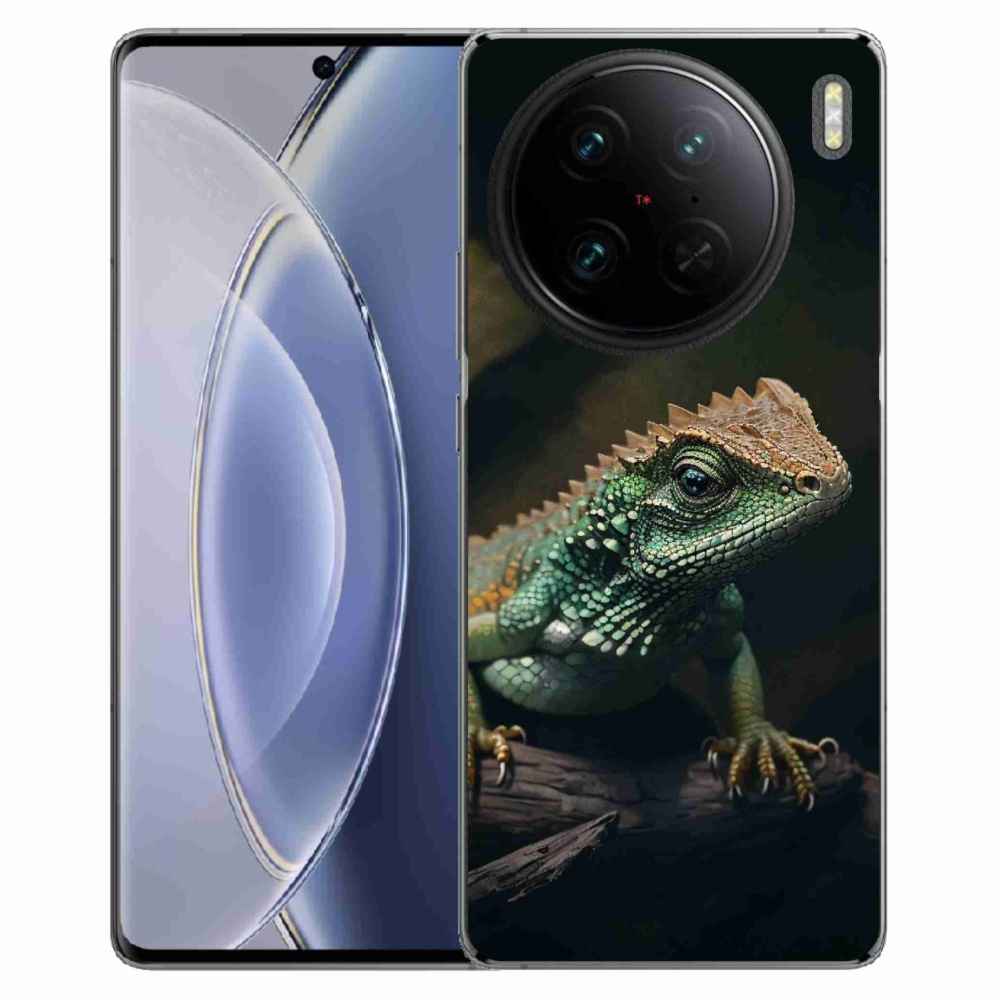 Zselés borítás mmCase a Vivo X90 Pro készülékhez - gyík