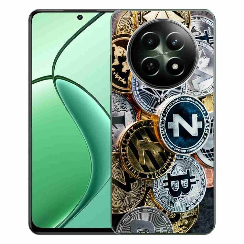 Gél borítás mmCase a Realme 12 5G/12x 5G számára - kriptovaluták