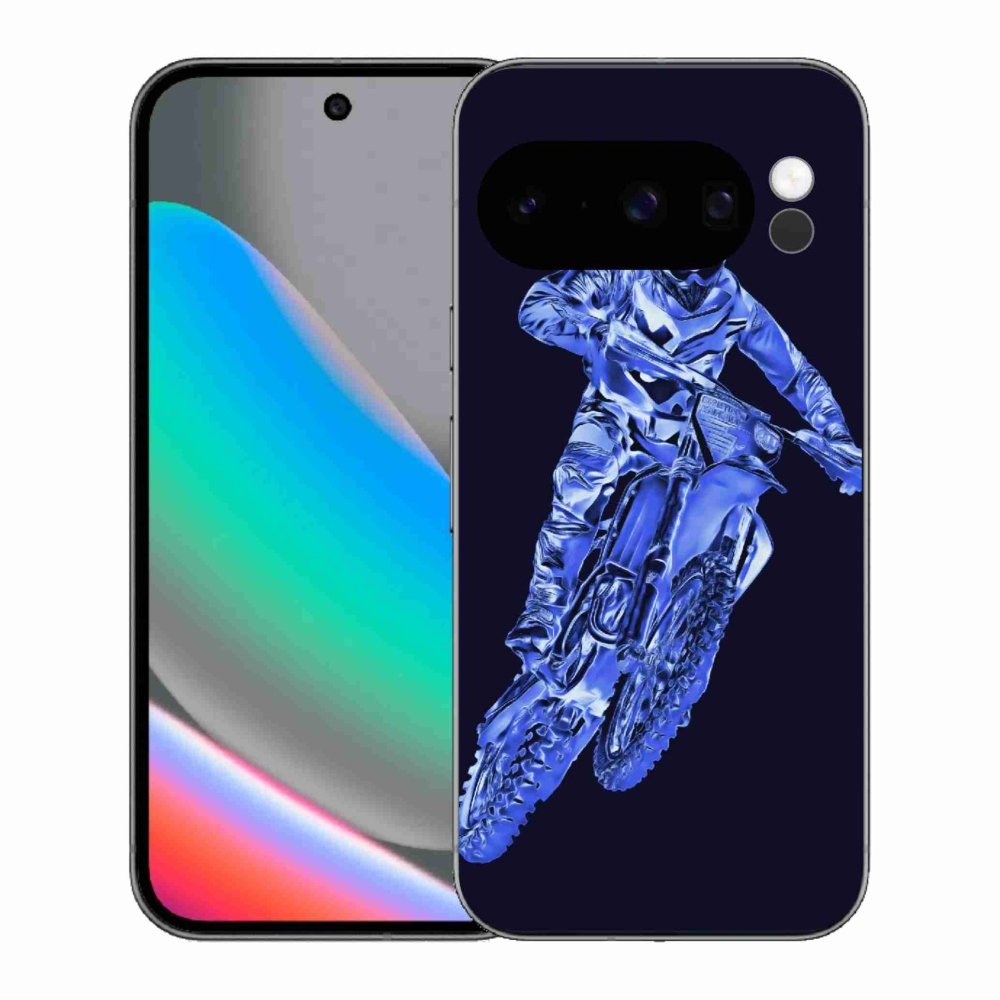 Zselés borítás mmCase a Google Pixel 10 Pro számára - motocross 1