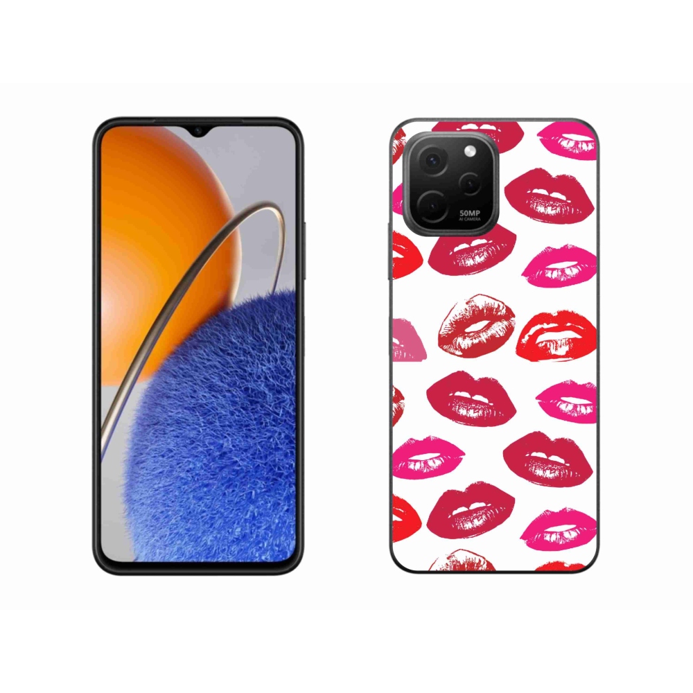 Gél borítás mmCase a Huawei Nova Y61 készülékhez - ajkak