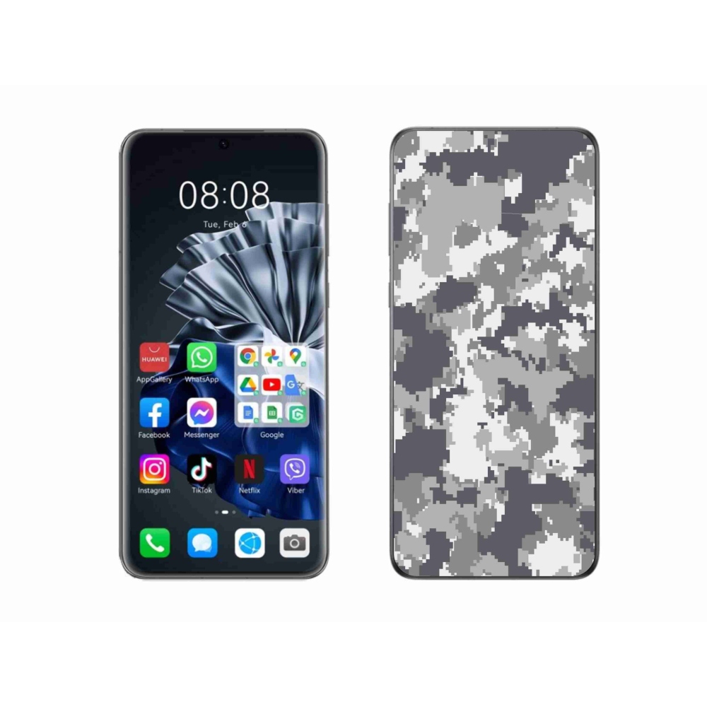 Gél borítás mmCase a Huawei P60 Pro készülékhez - álcázó minta 2