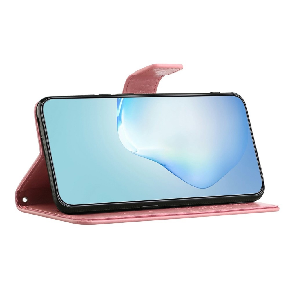 Fás könyv tok Samsung Galaxy A26 5G - rózsaszínű