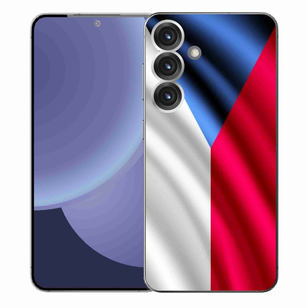 Gél védőhuzat mmCase Samsung Galaxy S25+ - cseh zászlóhoz