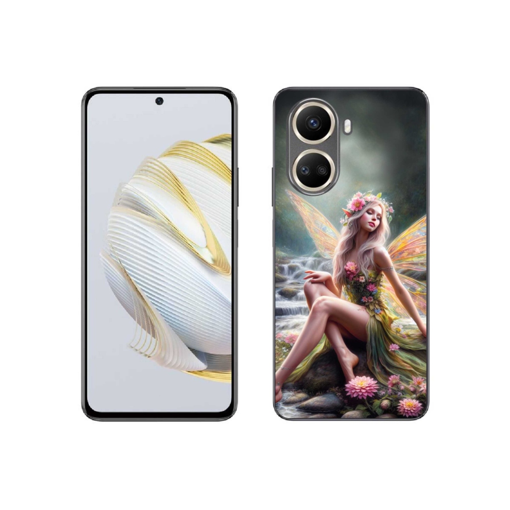 Gél borítás mmCase a Huawei Nova 10 SE-hez - pillangó nő 1