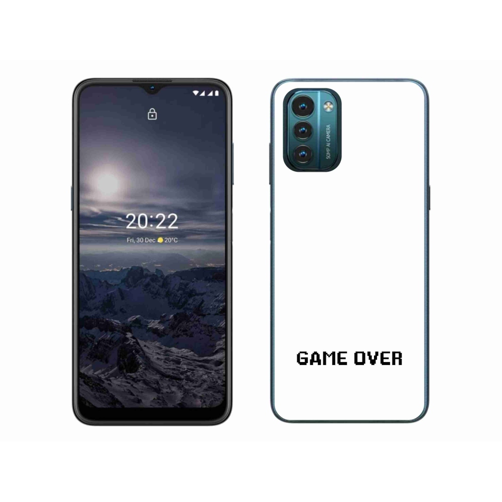Zselés borítás mmCase a Nokia G11/G21 készülékhez - játék fehér háttéren