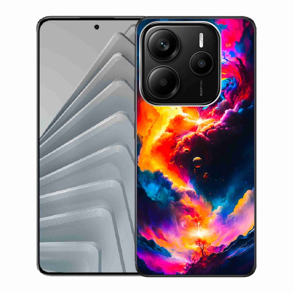 Gél borítás mmCase a Xiaomi Redmi Note 14 5G számára - absztrakt motívum