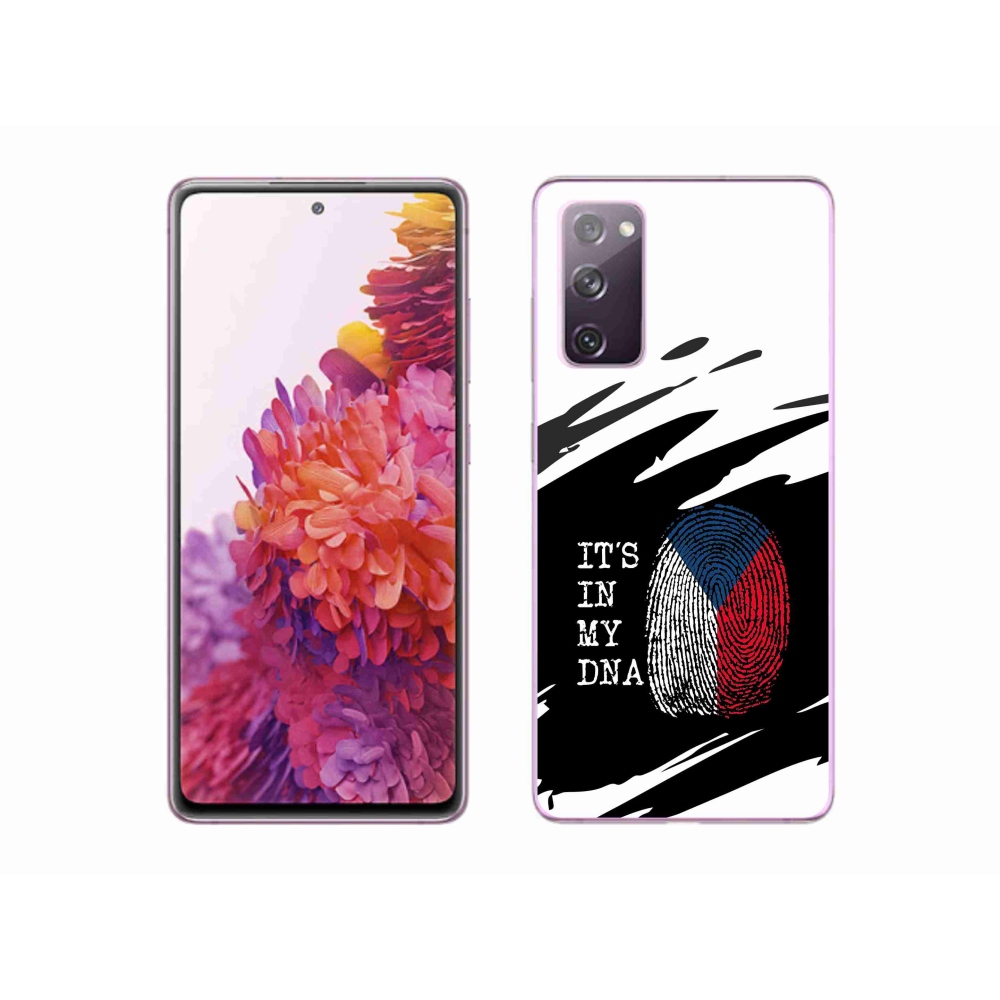 Gél borítás mmCase Samsung Galaxy S20 FE - zászlós ujjlenyomat fekete és fehér háttérrel