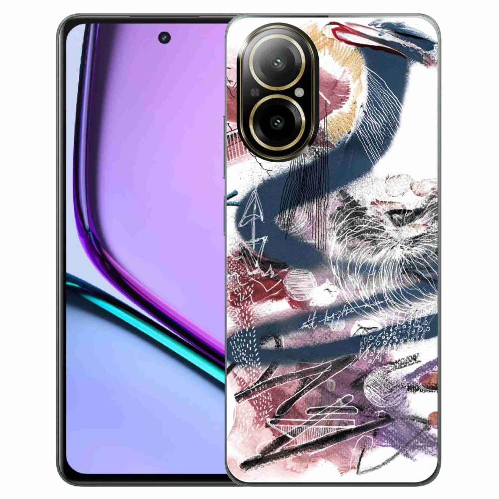 Gél borítás mmCase a Realme C67 készülékhez - absztrakt motívum 28