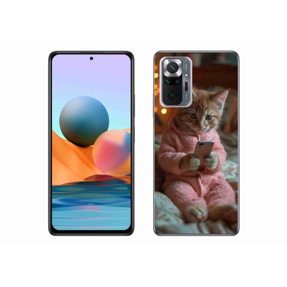 Gél borító mmCase a Xiaomi Redmi Note 10 Pro - baba a mobillal