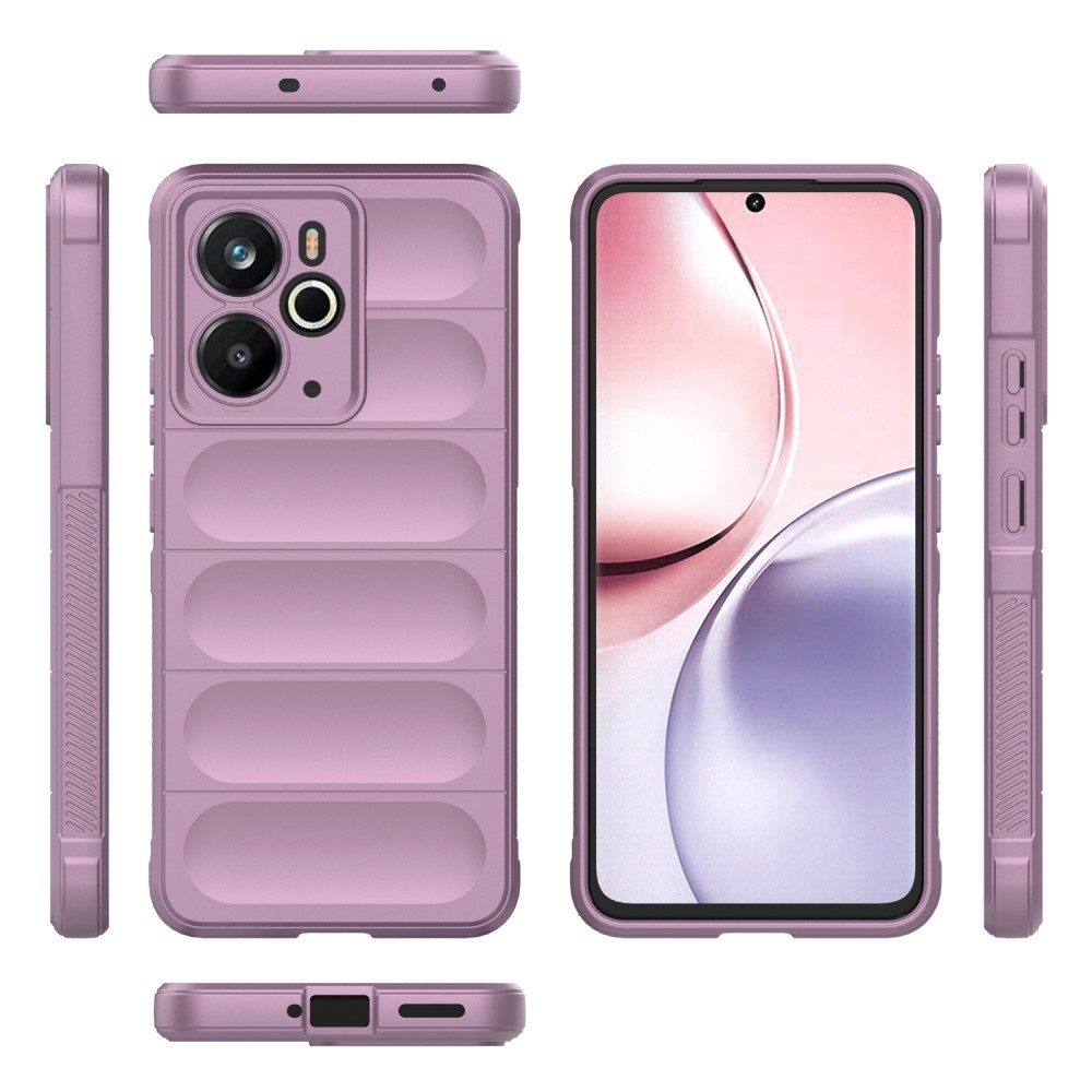 Rugg tartós zselés tok a Realme 14 5G készülékhez - világos lila