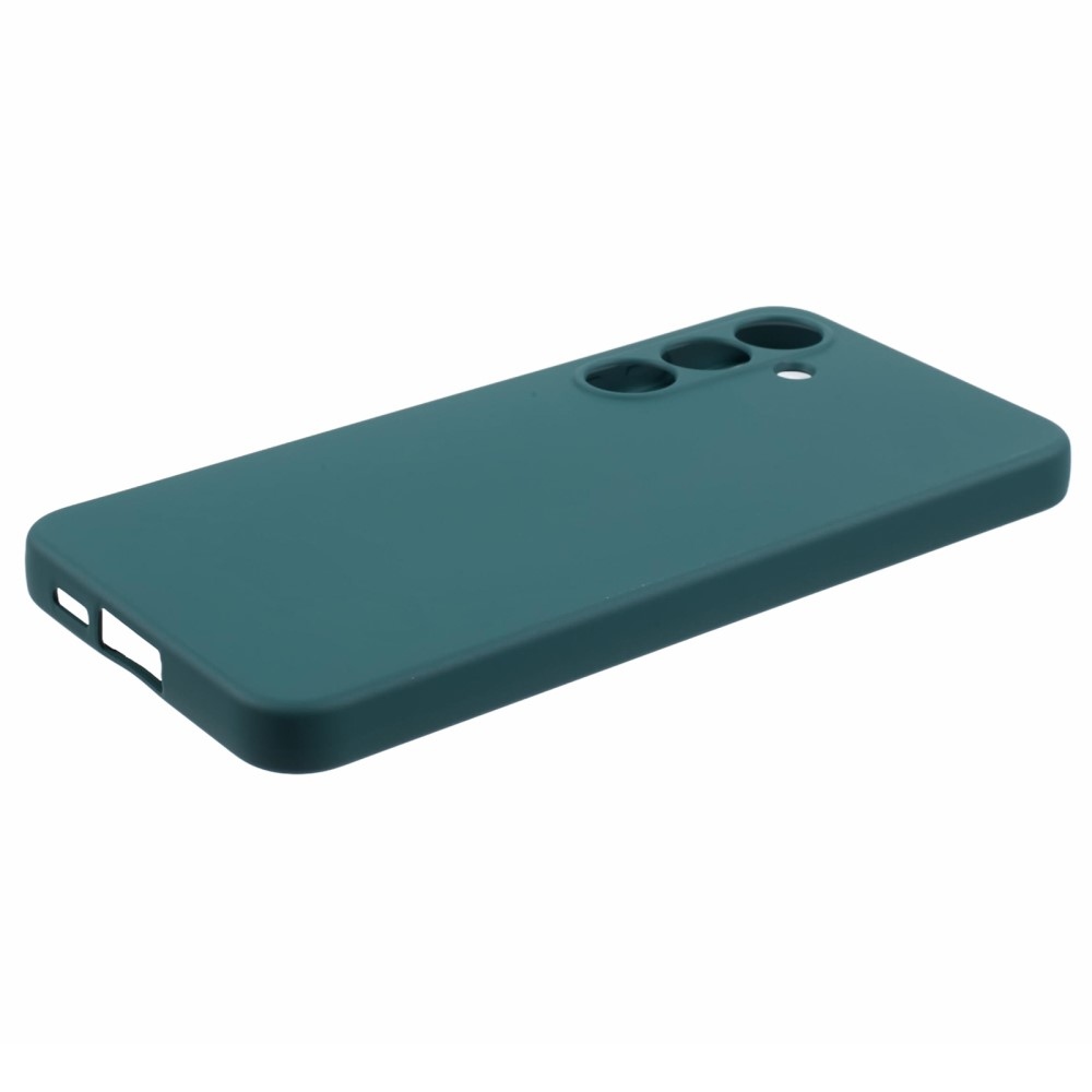 Gél tok Samsung Galaxy S24 FE készülékhez - sötétzöld