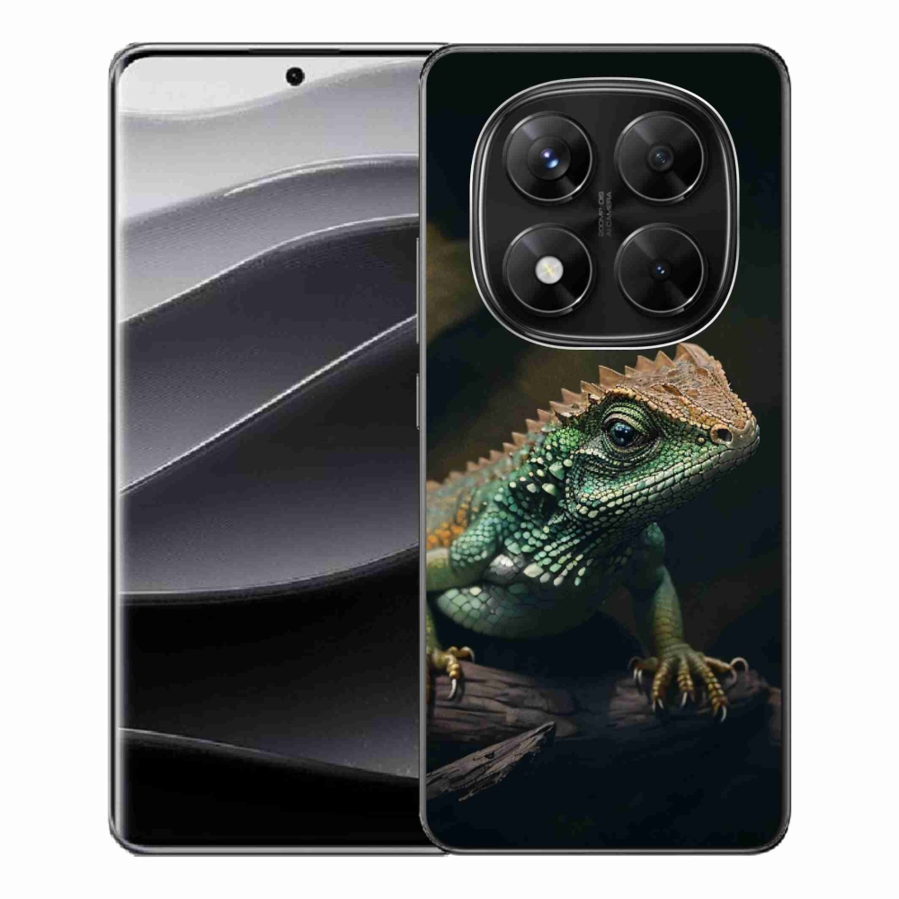 Gél borítás mmCase a Xiaomi Redmi Note 14 Pro 5G/Poco X7 5G számára - gyíklény