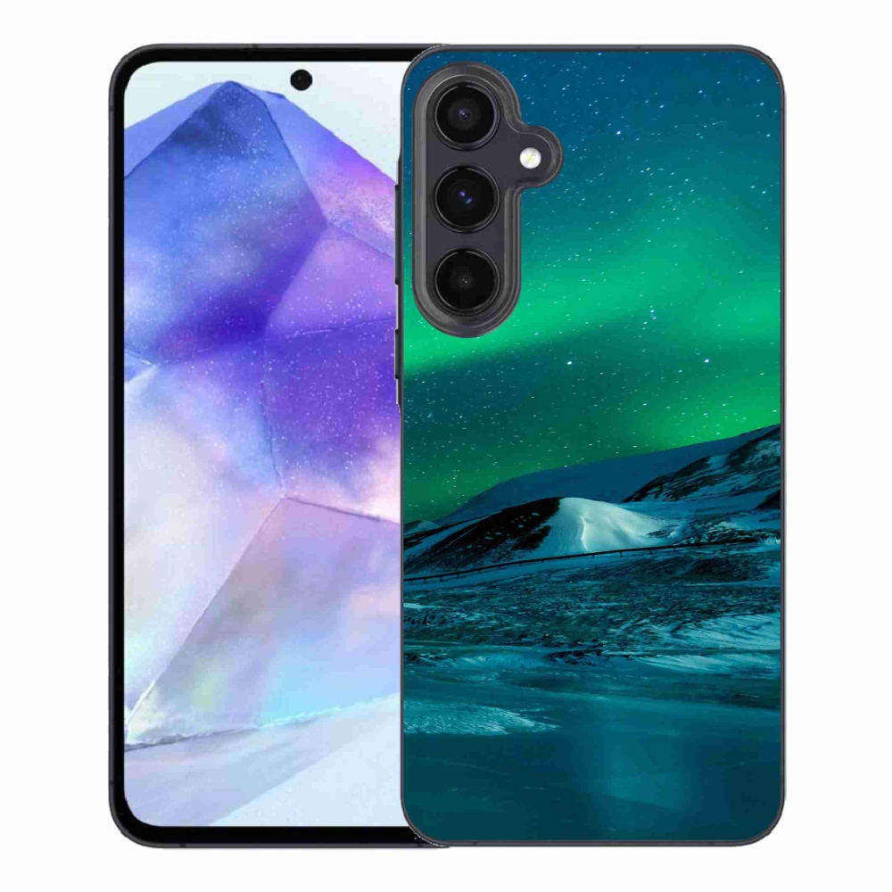 Gél borító mmCase Samsung Galaxy A55 5G - sarki fény - mmCase Samsung Galaxy A55 5G - aurora borealis