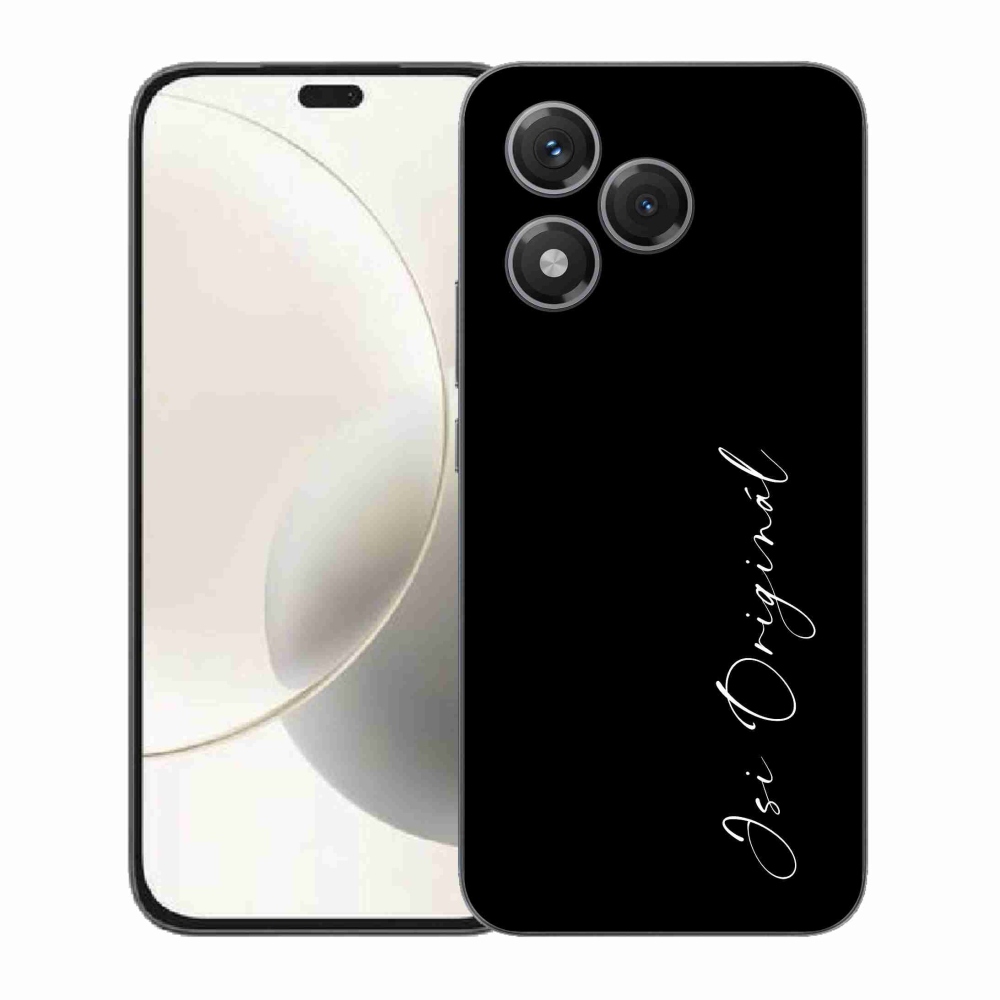 Gél borító mmCase a Honor 400 Lite-hoz - te vagy az eredeti fekete háttér