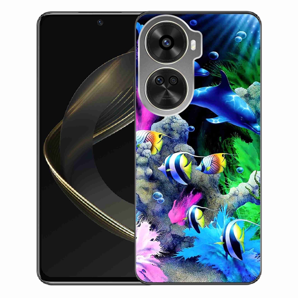 Gél tok mmCase a Huawei Nova 12 SE számára - tengeri világ