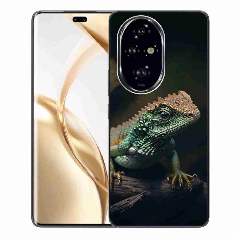 Zselés borítás mmCase a Honor 200 Pro 5G készülékhez - gyík