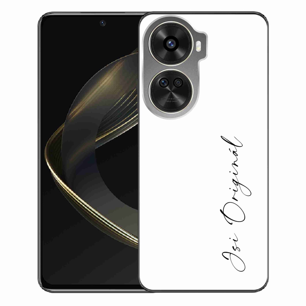 Gél borító mmCase a Huawei Nova 12 SE - Ön az eredeti fehér háttérrel