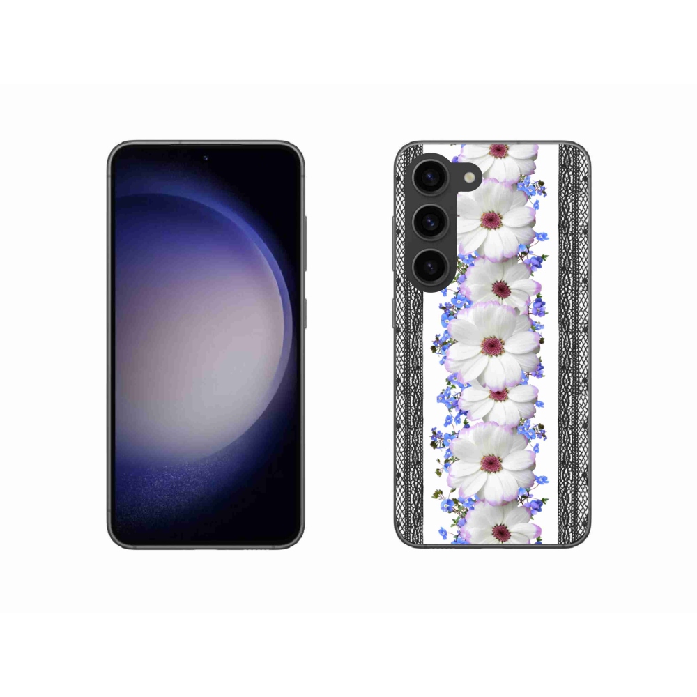 Gél borítás mmCase Samsung Galaxy S23 5G - virágok 8