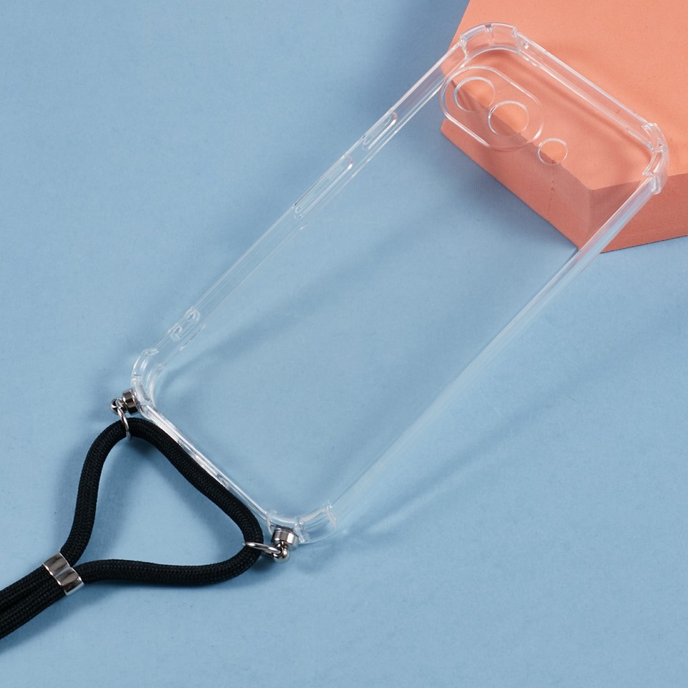 Átlátszó zselés tok húzózsinórral a Google Pixel 9a számára