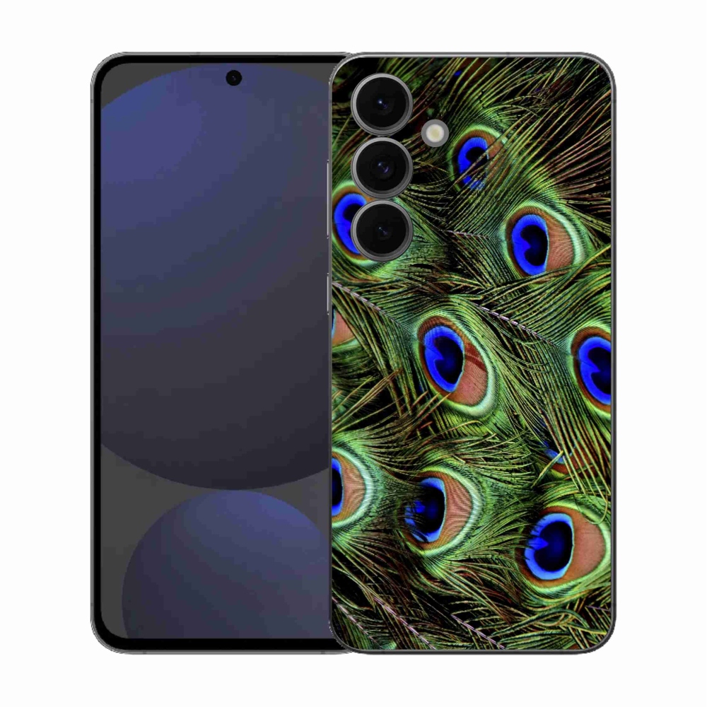 Zselés borítás mmCase Samsung Galaxy S25 FE - pávatoll