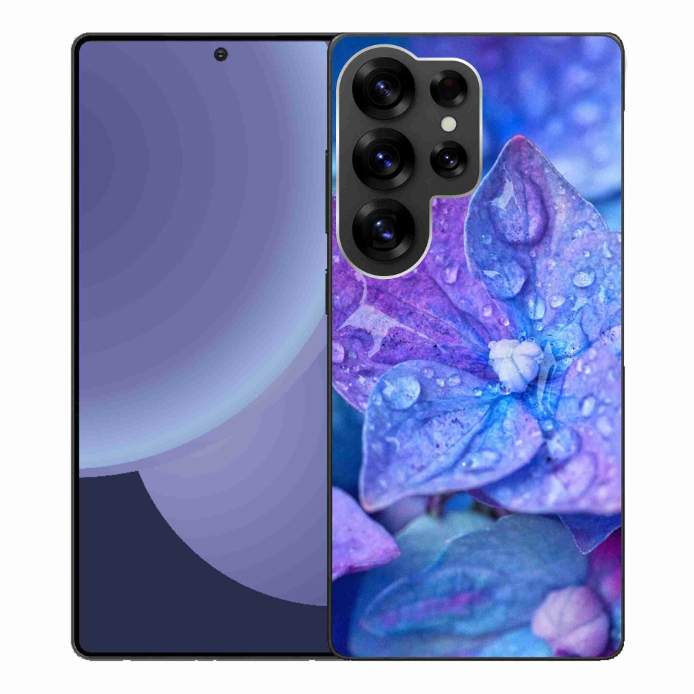 Gél védőhuzat mmCase Samsung Galaxy S25 Ultra készülékhez - lila virág