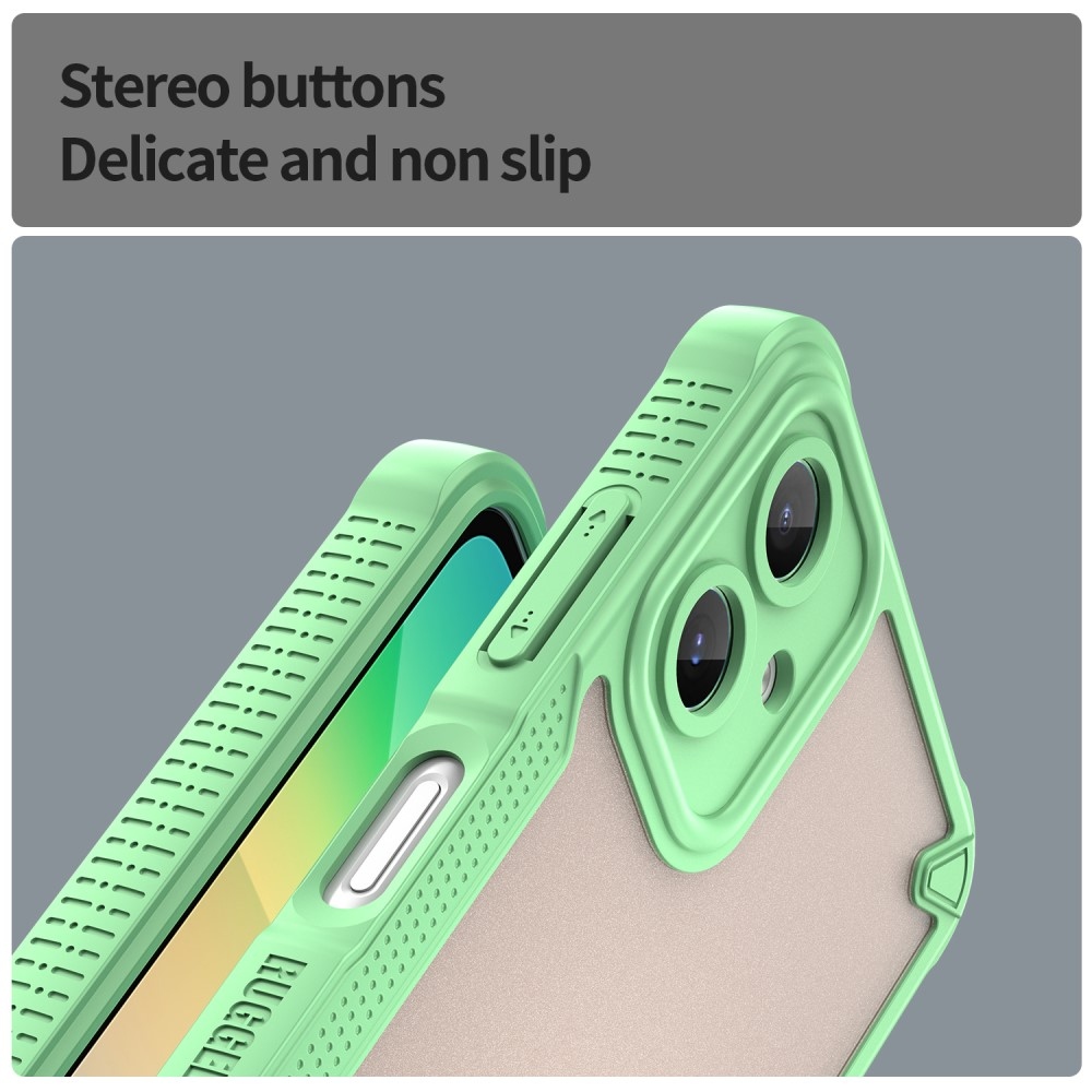 Fagyasztott tartós borítás Samsung Galaxy A06 4G készülékhez - zöld